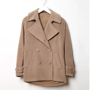 MM6 Maison Martin Margiela Tan Pea Coat
